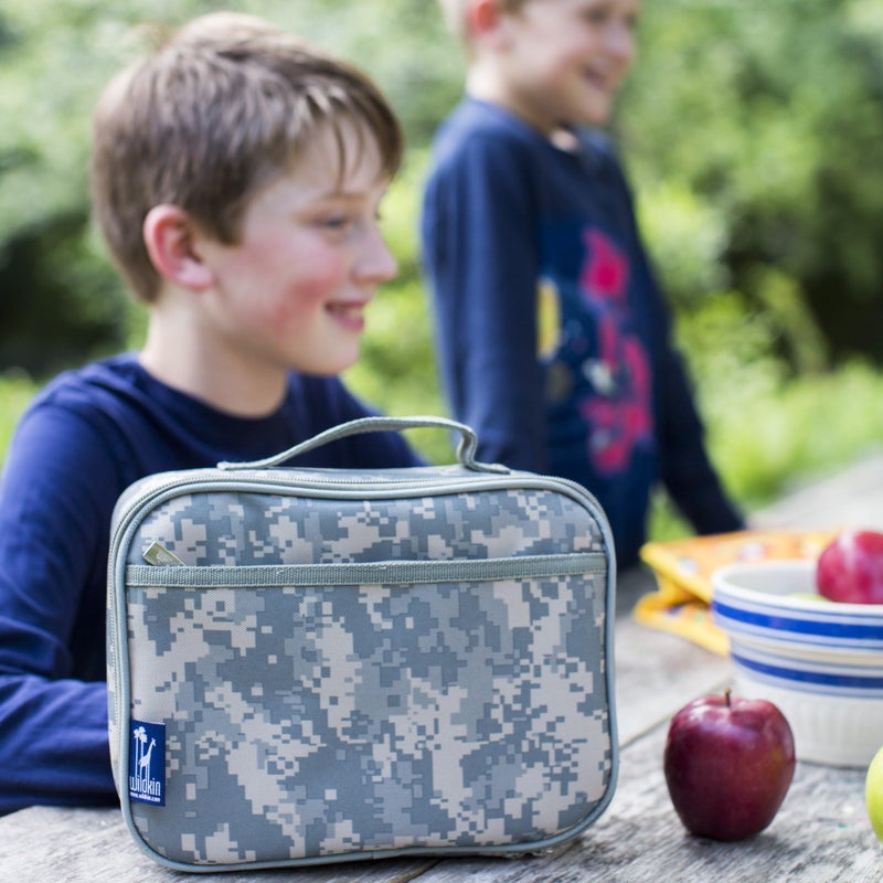 Wildkin Kids Insulated Lunch Box â€“ Durable and Reusable for School & Travel - Digital Camo - Image 2